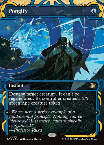 Pongify 20, carta de Magic: The Gathering de Secrets of Strixhaven Mystical Archive