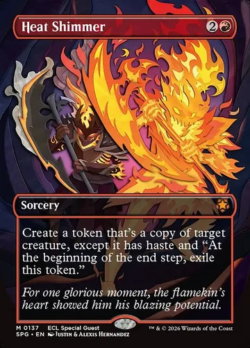 Heat Shimmer 137, carta de Magic: The Gathering de Special Guests