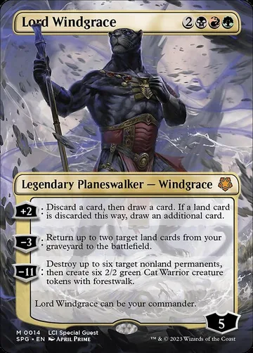 Lord Windgrace 14, carta de Magic: The Gathering de Special Guests