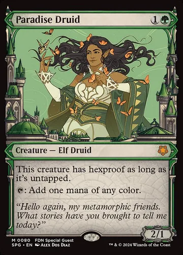 Paradise Druid 80, carta de Magic: The Gathering de Special Guests