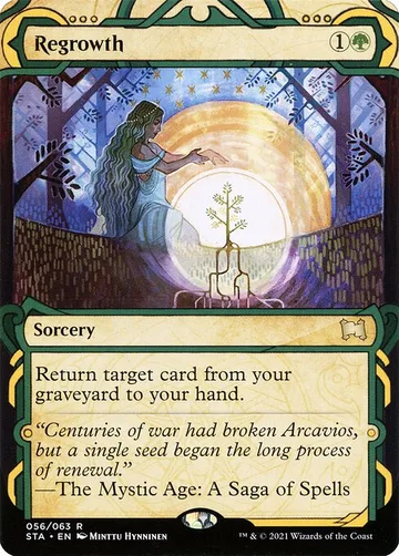Regrowth 56, carta de Magic: The Gathering de Strixhaven Mystical Archive