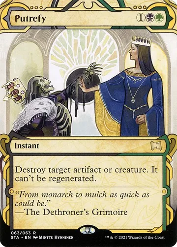 Putrefy 63, carta de Magic: The Gathering de Strixhaven Mystical Archive