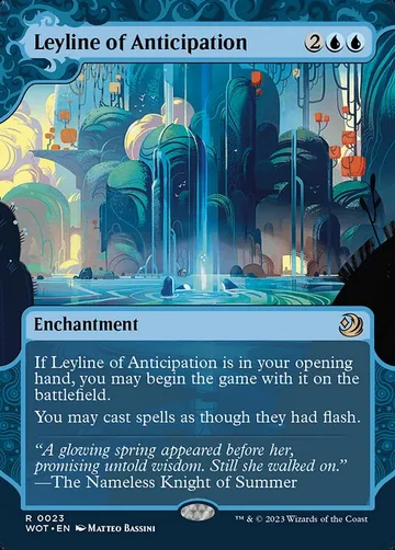 Leyline of Anticipation 23, carta de Magic: The Gathering de Wilds of Eldraine: Enchanting Tales