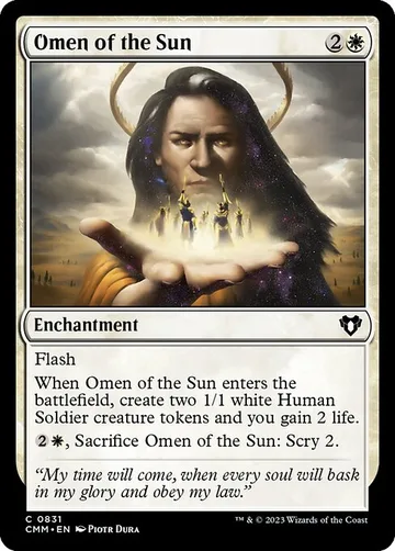 Omen of the Sun 831