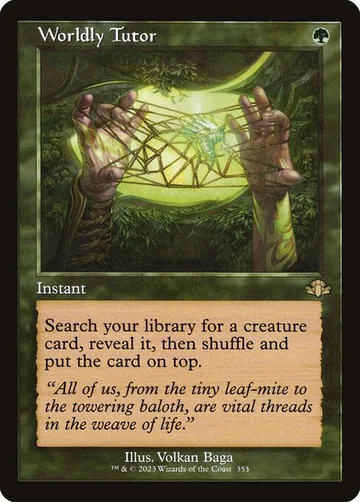 Worldly Tutor 353