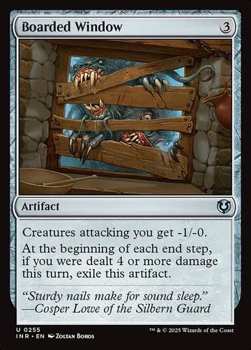 Boarded Window 255, carta de Magic: The Gathering de Innistrad Remastered