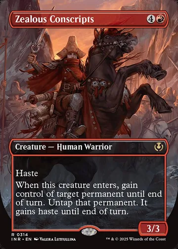 Zealous Conscripts 314, carta de Magic: The Gathering de Innistrad Remastered