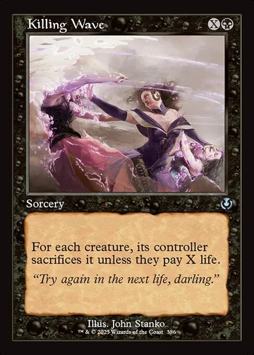 Killing Wave 386, carta de Magic: The Gathering de Innistrad Remastered