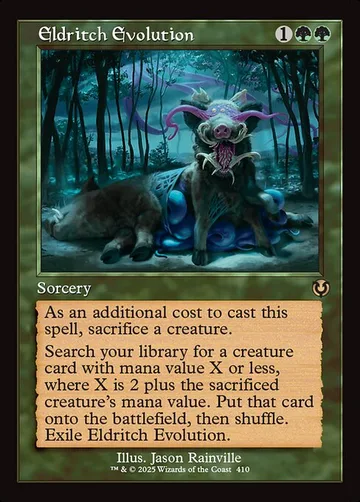Eldritch Evolution 410, carta de Magic: The Gathering de Innistrad Remastered