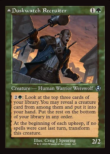 Duskwatch Recruiter // Krallenhorde Howler 467