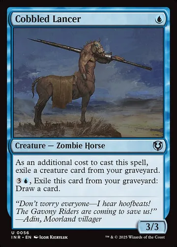 Cobbled Lancer 56, carta de Magic: The Gathering de Innistrad Remastered