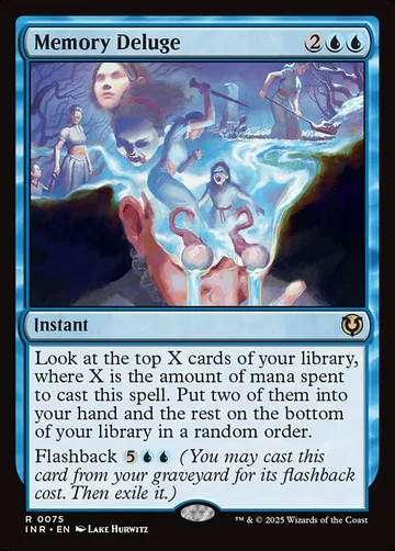 Memory Deluge 75, carta de Magic: The Gathering de Innistrad Remastered