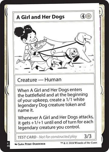 A Girl and Her Dogs 515