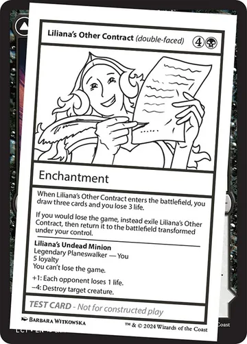 Liliana's Other Contract // Liliana's Undead Minion 548