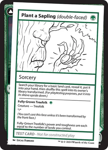 Plant a Sapling // Fully-Grown Treefolk 582