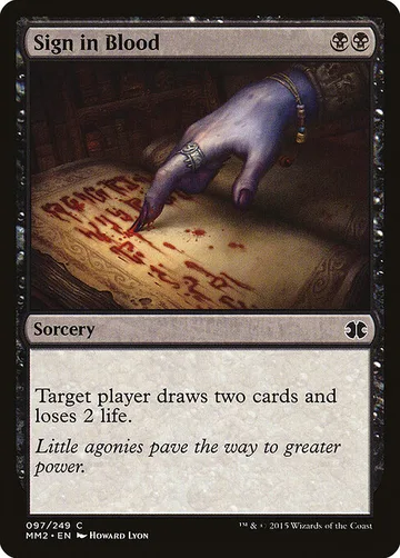 Sign in Blood 97