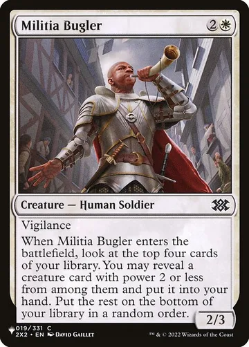 Militia Bugler 2X2-19