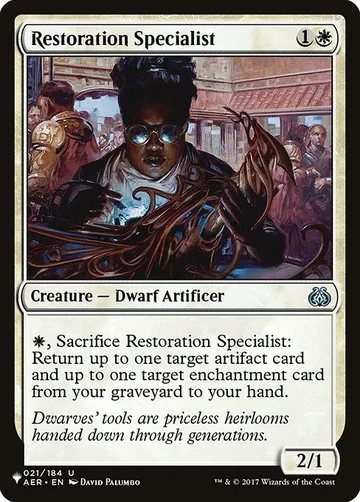 Restoration Specialist AER-21
