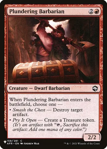 Plundering Barbarian AFR-158
