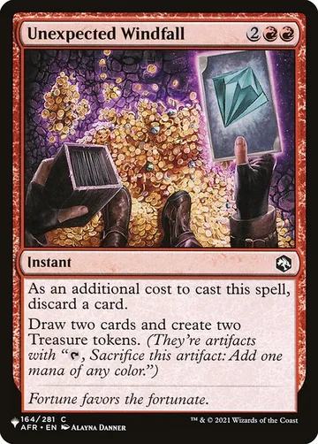 Unexpected Windfall AFR-164