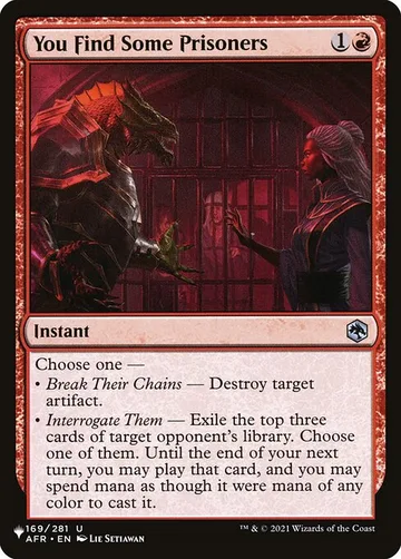 You Find Some Prisoners AFR-169