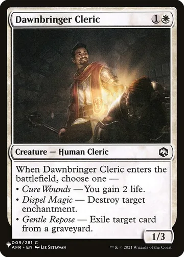 Dawnbringer Cleric AFR-9