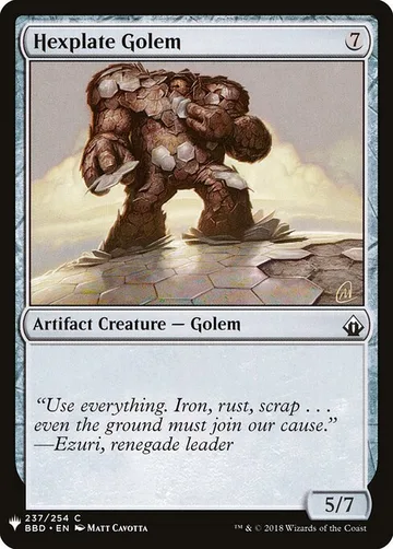 Hexplate Golem BBD-237