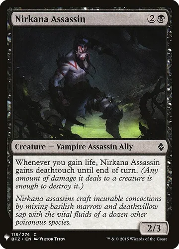 Nirkana Assassin BFZ-118