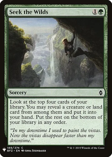 Seek the Wilds BFZ-189