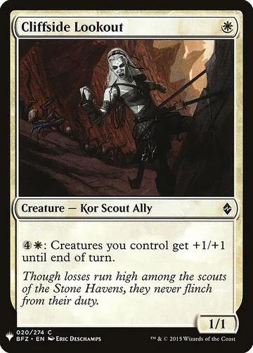 Cliffside Lookout BFZ-20