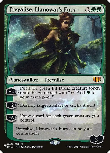 Freyalise, Llanowar's Fury C14-43
