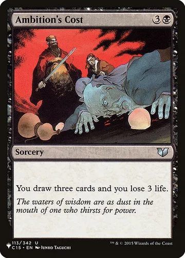 Ambition's Cost C15-113