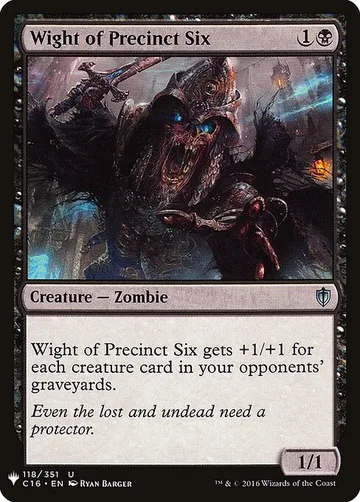 Wight of Precinct Six C16-118