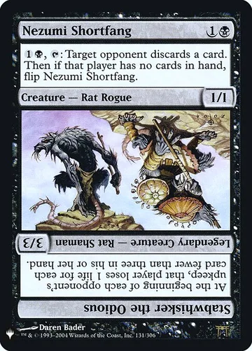 Nezumi Shortfang // Stabwhisker the Odious CHK-131