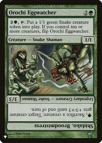 Orochi Eggwatcher // Shidako, Broodmistress CHK-233