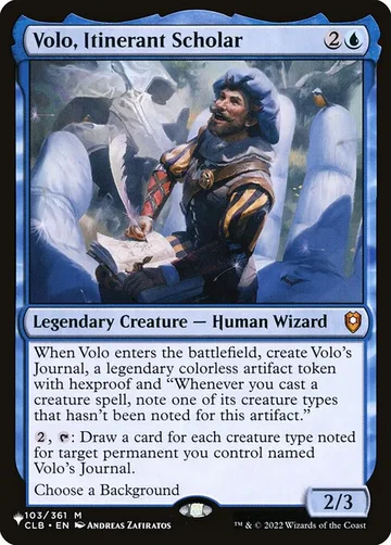 Volo, Itinerant Scholar CLB-103