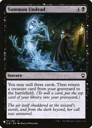 Summon Undead CLB-151