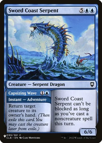 Sword Coast Serpent // Capsizing Wave CLB-99