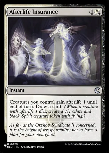 Afterlife Insurance CLU-23