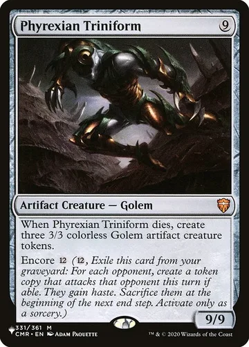 Phyrexian Triniform CMR-331