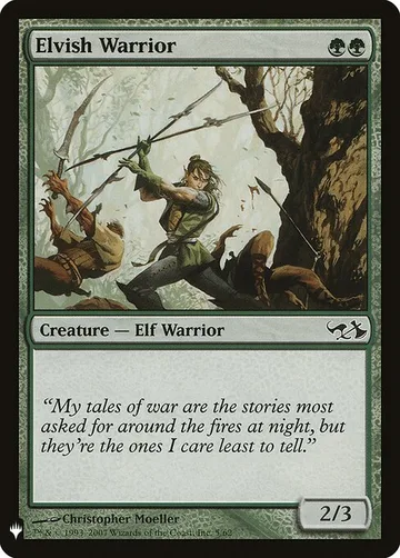 Elvish Warrior DD1-5