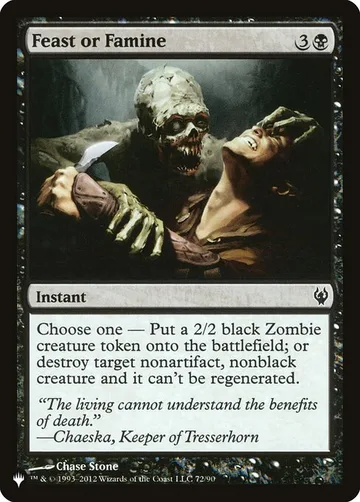 Feast or Famine DDJ-72