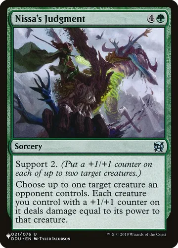 Nissa's Judgment DDU-21
