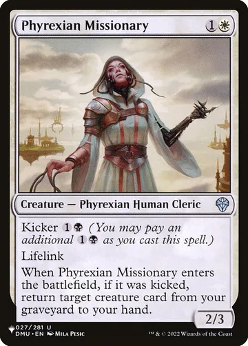 Phyrexian Missionary DMU-27