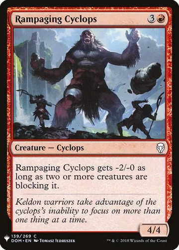 Rampaging Cyclops DOM-139