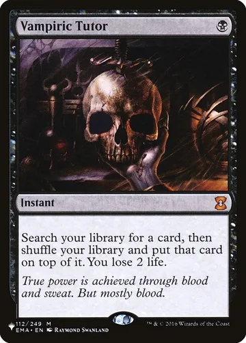 Vampiric Tutor EMA-112