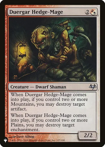 Duergar Hedge-Mage EVE-137