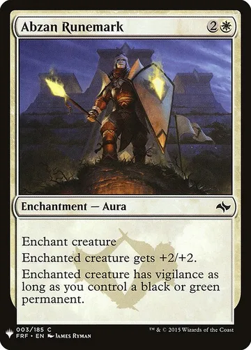 Abzan Runemark FRF-3