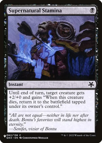 Supernatural Stamina GN3-62