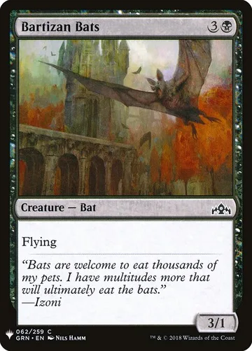 Bartizan Bats GRN-62